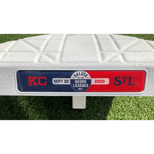 Salute to the Negro Leagues Game-Used Base: 2nd Base Innings 1-5 (STL @ KC 9/22/20)