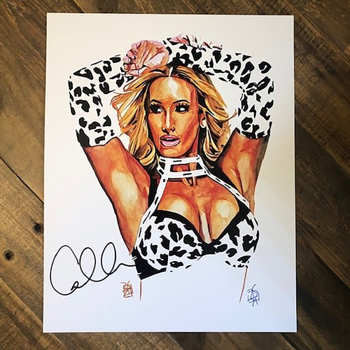 Carmella Most Beautiful SIGNED 11x14 Rob Schamberger Art Print
