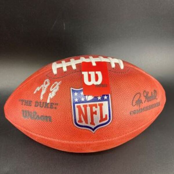 NFL - Raiders Zamir White Signed Authentic Football