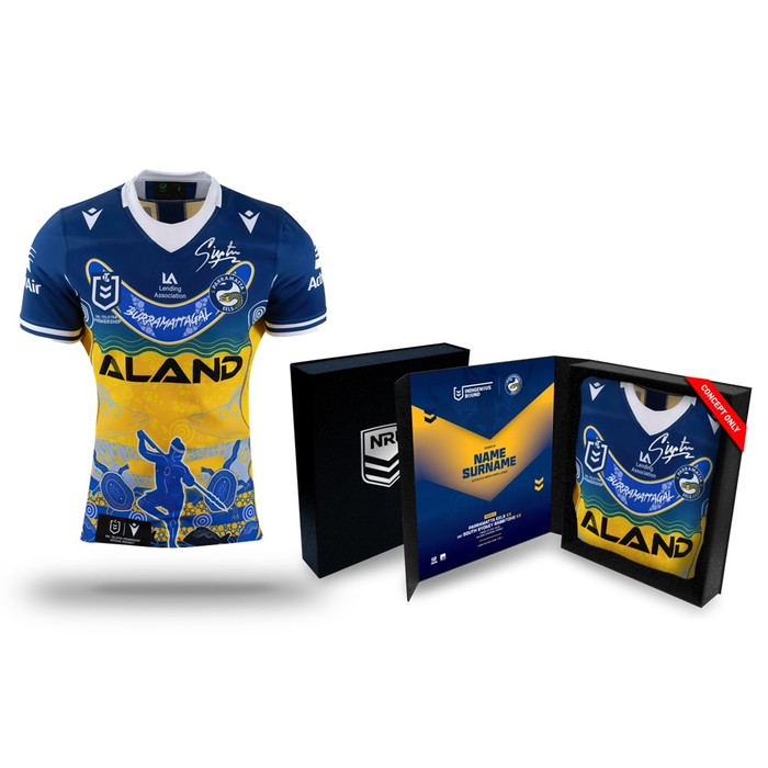 Dylan Brown Parramatta Eels Indigenous Round Signed Player Jersey 