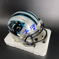 Panthers - Luke Kuechley Signed Mini Helmet