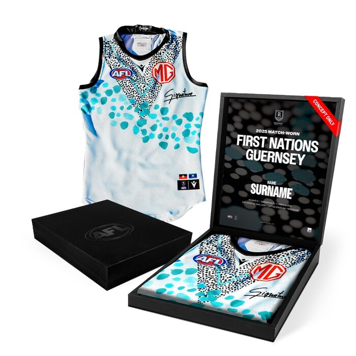 Josh Sinn #8 Yartapuulti First Nations Away Player-Issue Guernsey