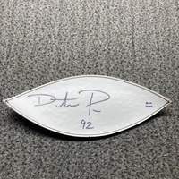 NFL - Chiefs Dontari Poe Signed White Panel