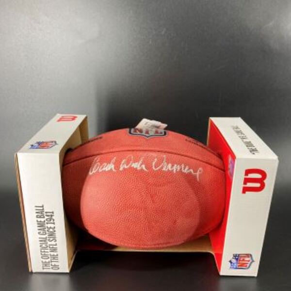 HOF - Eagles Dick Vermeil Signed Authentic Football