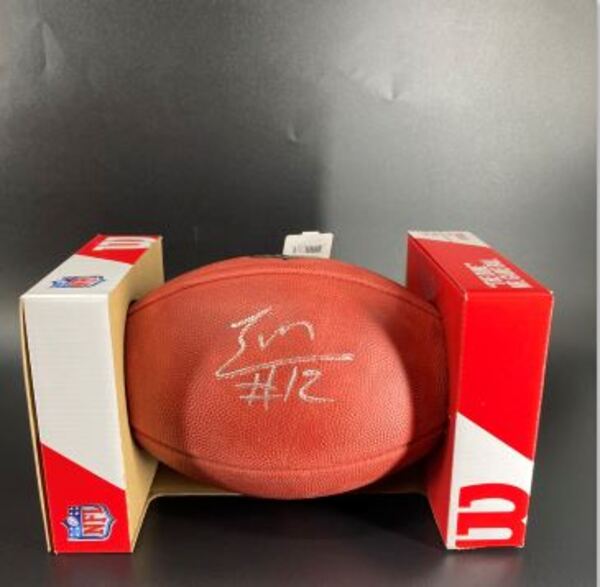 NFL - Commanders Luke McCaffrey Signed Authentic Football
