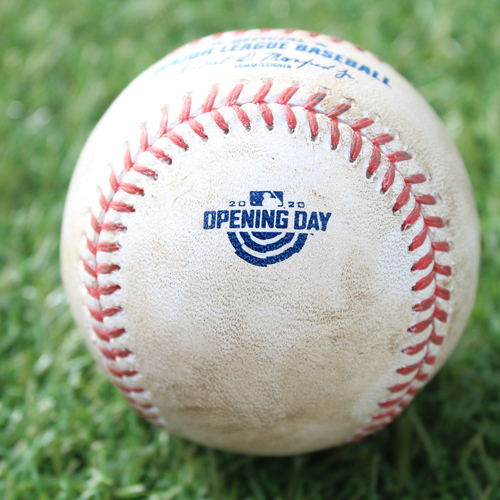 Game-Used Opening Day Baseball: Batter - Robert, Pitcher - Bubic (Debut), Foul, Top 4 (7/31/20 CWS @ KC)