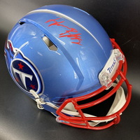 NFL - Titans Treylon Burks signed Flash Helmet
