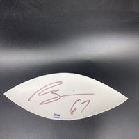 NFL - Lions Rob Sims Signed White Panel