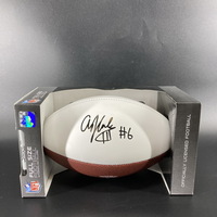 NFL - Raiders AJ Cole Signed Panel Ball with Pro Bowl Logo
