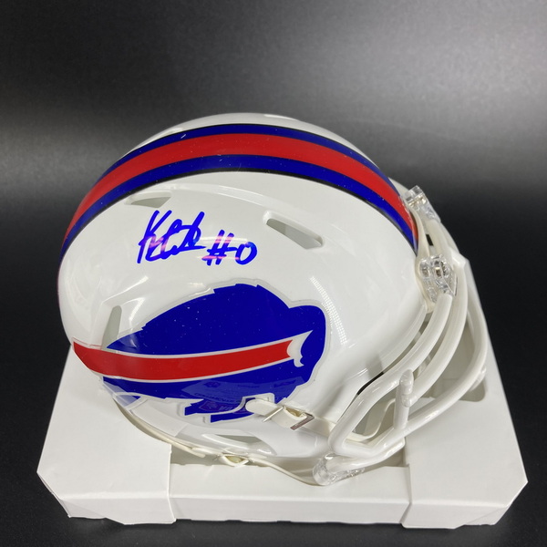 NFL - Bills Keon Coleman Signed Mini Helmet