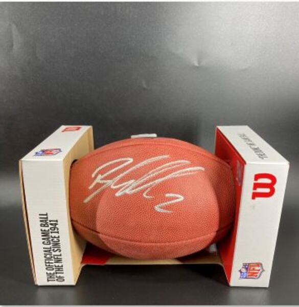 NFL - Dolphins Bradley Chubb Signed Authentic Football