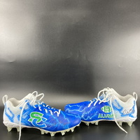 MCMC - 49ers Oren Burks Signed Game Worn Custom Cleats Supporting South ...
