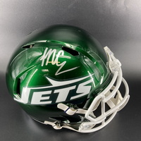 NFL - Jets Malachi Corley Signed Replica Speed Helmet