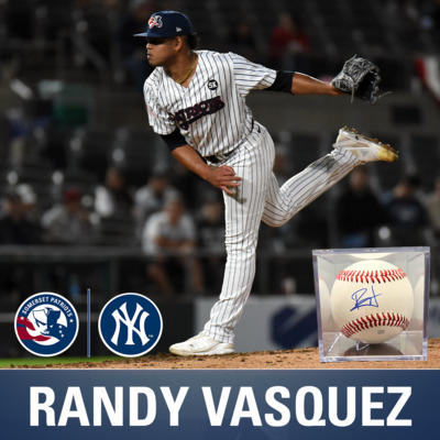 Holiday Top-30 Prospects Randy Vasquez Autographed Baseball 