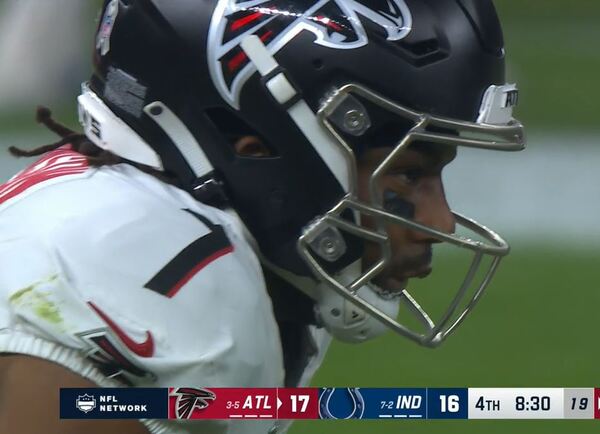 Berlin Game - Falcons Bijan Robinson Game Worn Jersey 11.9.25 - With Ber...