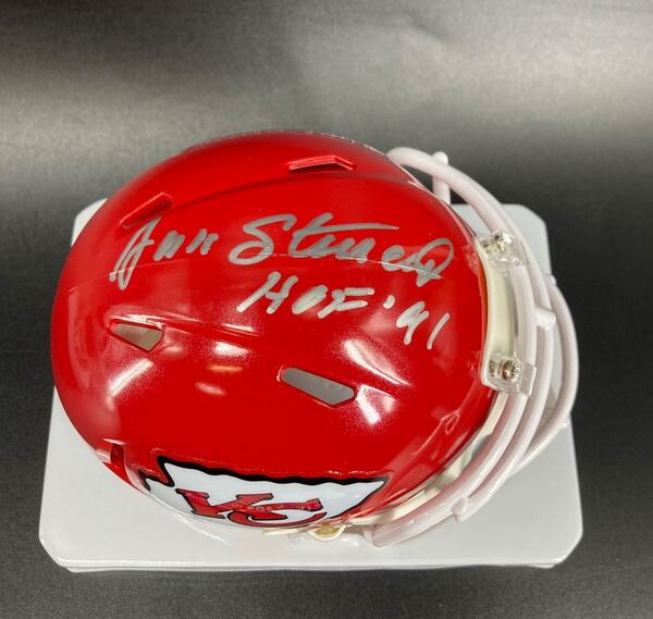 HOF - Chiefs Jan Stenerud Signed Mini Helmet