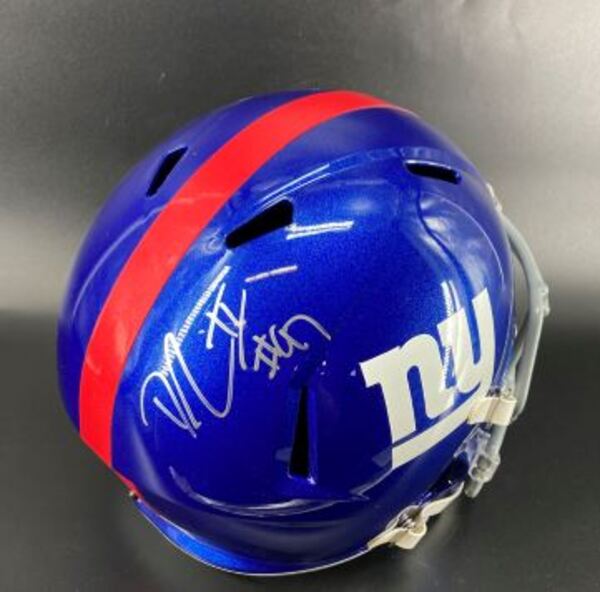NFL - Giants Dexter Lawrence Signed Replica Speed Helmet