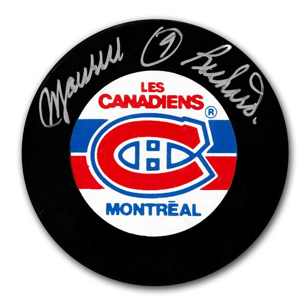 Maurice Richard Montreal Canadiens Autographed Puck