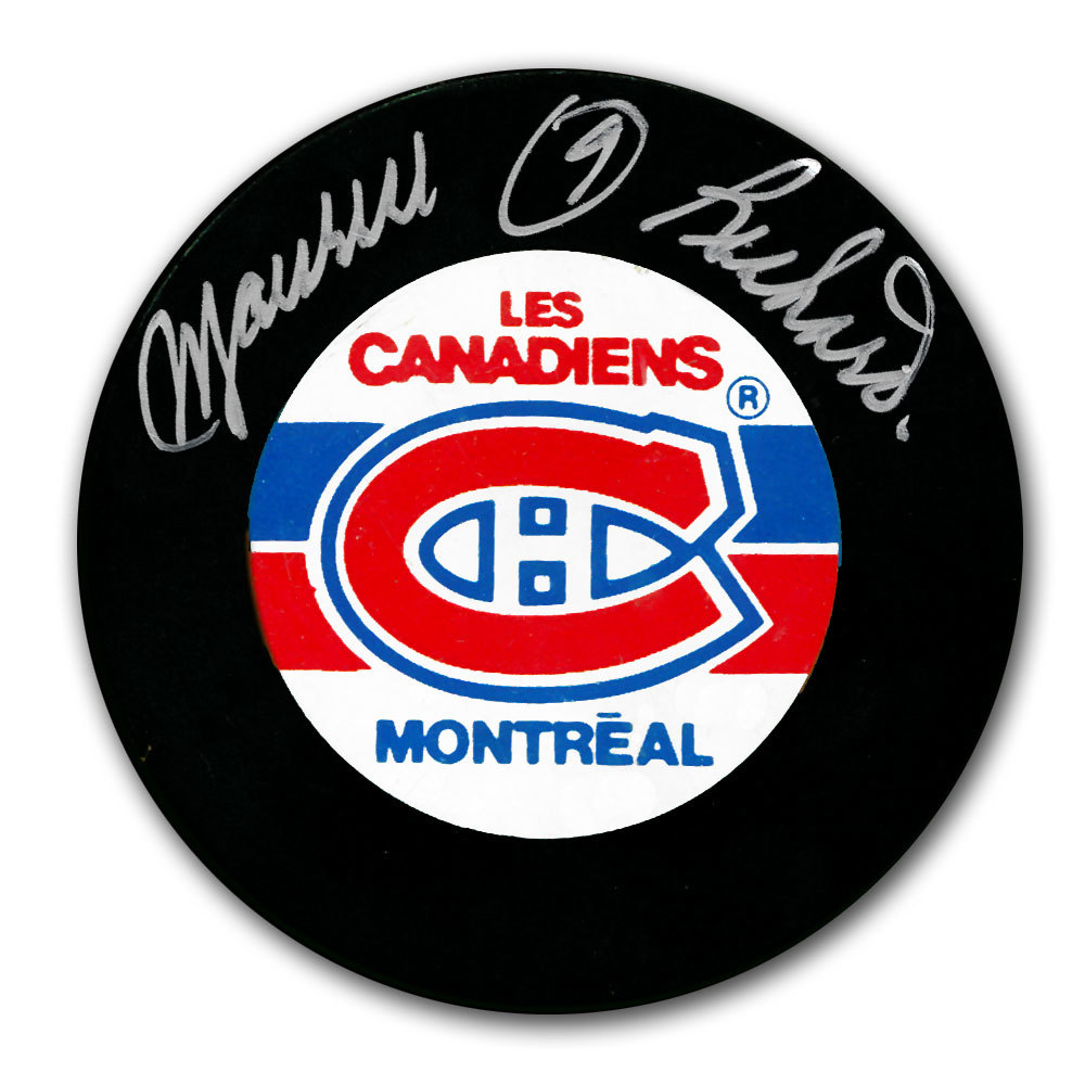 Maurice Richard Montreal Canadiens Autographed Puck 