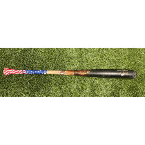 Game-Used Joey Meneses Broken Bat and Baseball - Both From Same Play - 9/18/2022