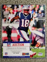 Patriots - Matthew Slater Signed 8x10 Photo (Slight Smudge From Player H...