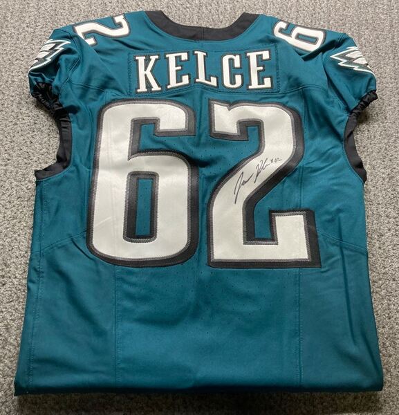 NFL - Eagles Jason Kelce Signed Authentic Jersey Size 42