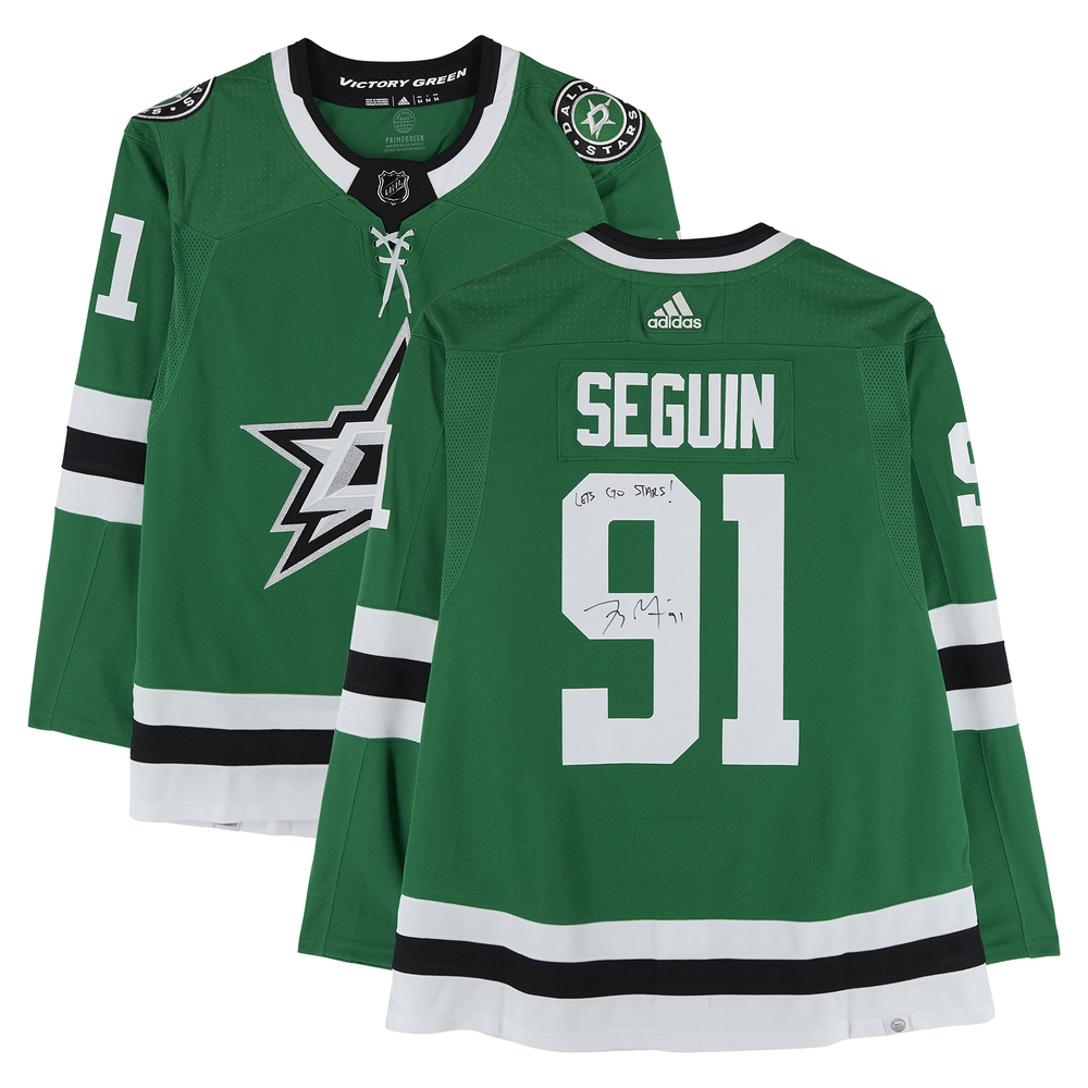 Tyler Seguin Dallas Stars Autographed Green Adidas Jersey with 