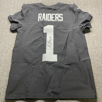 NFL - Raiders Brock Bowers Signed Authentic Draft Jersey Size 40