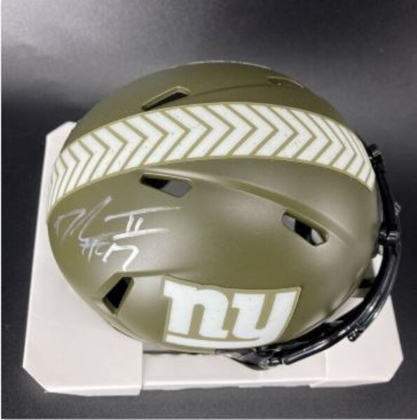NFL - Giants Dexter Lawrence Signed STS Mini Helmet