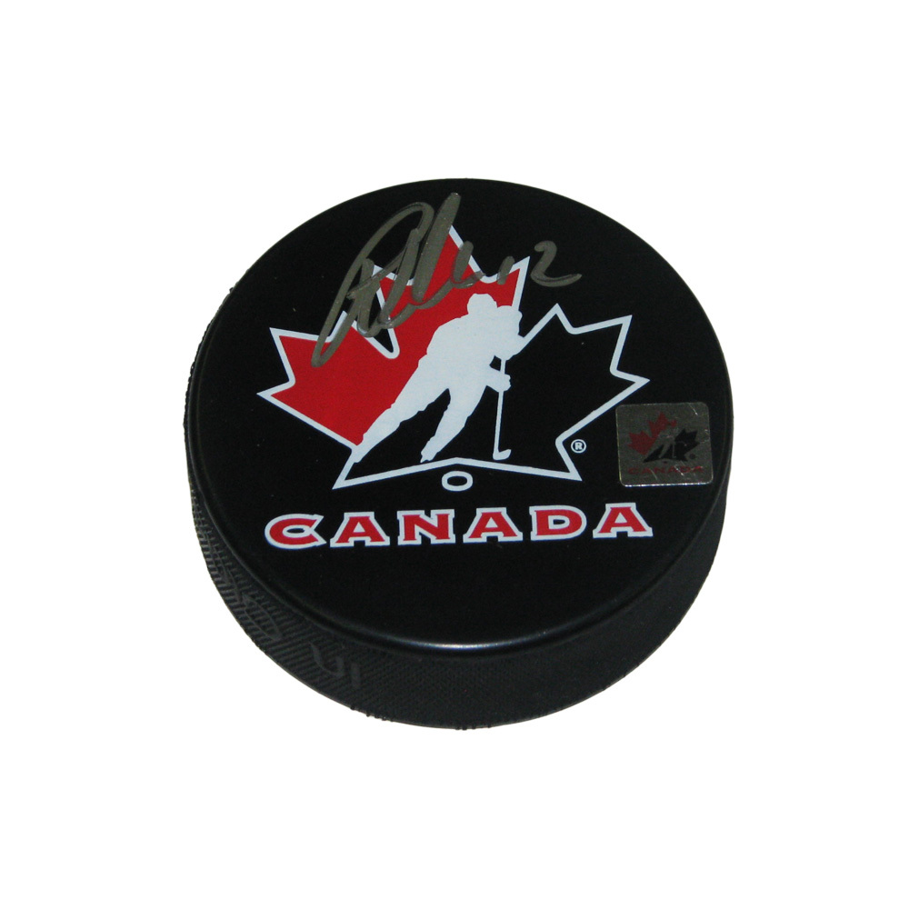 PATRICK MARLEAU Signed Team Canada Logo Puck