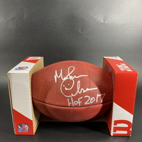 HOF - Saints Morten Andersen Signed Authentic Foobtall with Pro Bowl Log...