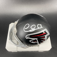 NFL - Falcons Chris Lindstrom Signed Mini Helmet