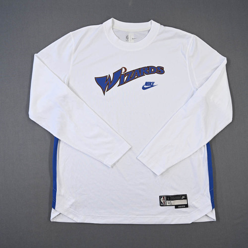 Image of Gafford, Daniel - Washington Wizards - Game-Issued City Edition Long-Sleeved Shooting Shirt - 2022-23 NBA Season