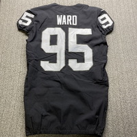 Crucial Catch - Raiders Jihad Ward Game Issued Jersey 2017 Season Size 44
