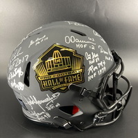HOF - Multi Signed HOF Helmet feat Over 14 Signatures Inc. Jim Kelly, An...