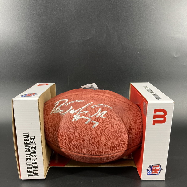 NFL - Cardinals Paris Johnson Signed Authentic Football