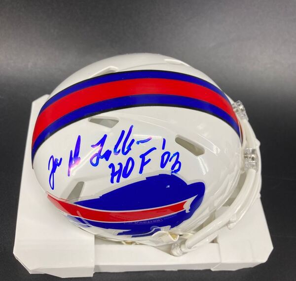 HOF - Bills Joe Delamielleure Signed Mini Helmet