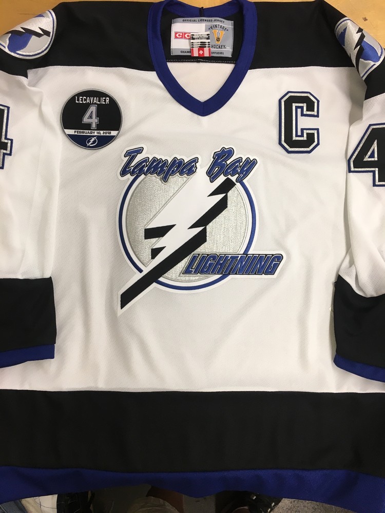 #24 Ryan Callahan Tampa Bay Lightning Vinny Lecavalier Warm-Up Jersey