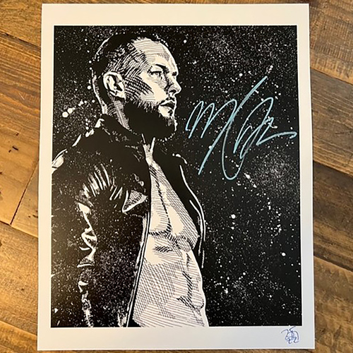 Finn Balor The Prince Ascends SIGNED 11x14 Rob Schamberger Art Print