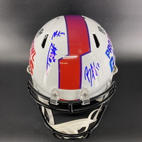 NFL - Pro Bowl Games Replica Speed Helmet Signed by Tyler Smith, Brandon...