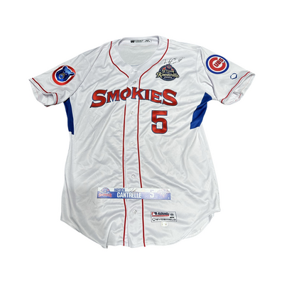 Hayden Cantrelle Game Worn Covenant Health Park Opening Day Jersey and Locker Tag #5 Size M