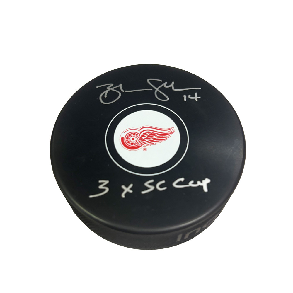 BRENDAN SHANAHAN Signed Detroit Red Wings Puck - 