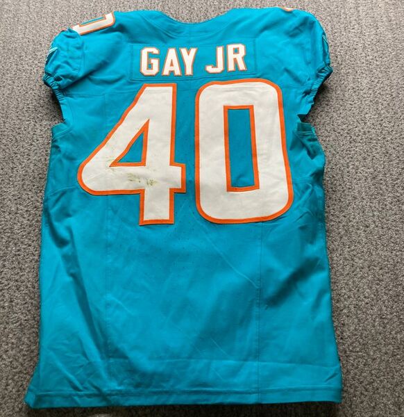 Madrid Game - Dolphins Willie Gay Jr. Game Worn Jersey (11/16/2025) Size...