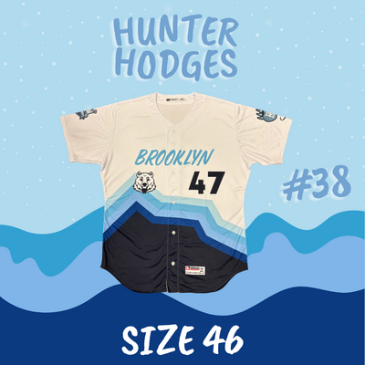 #38 Hunter Hodges Polar Bear Jersey (Size 46) 