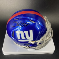 NFL - Giants Cam Skattabo Signed Mini Helmet