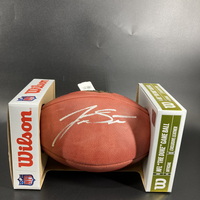 NFL - Broncos Jarrett Stidham Signed Authentic Football