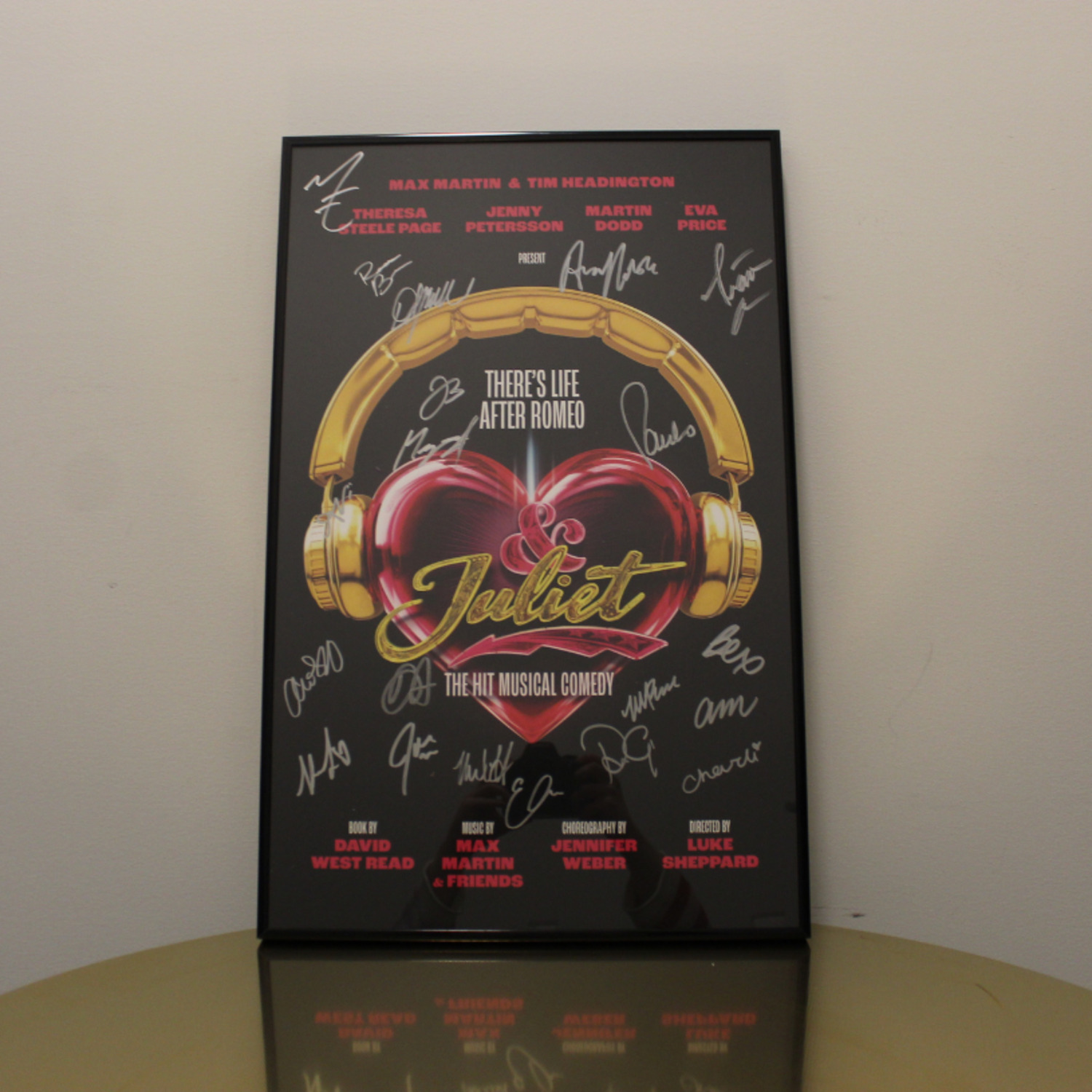 Photo of & Juliet Autographed Window Card