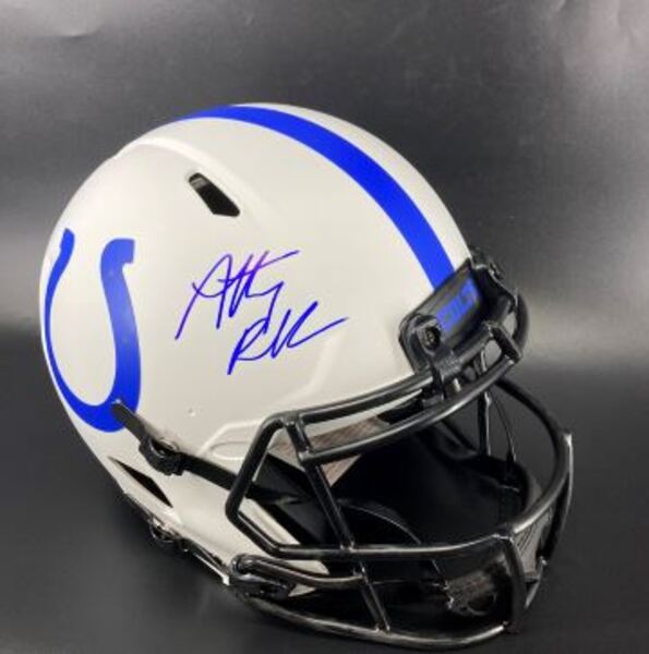 NFL - Colts Anthony Richardson signed Lunar Eclipse Authentic Speed Helmet