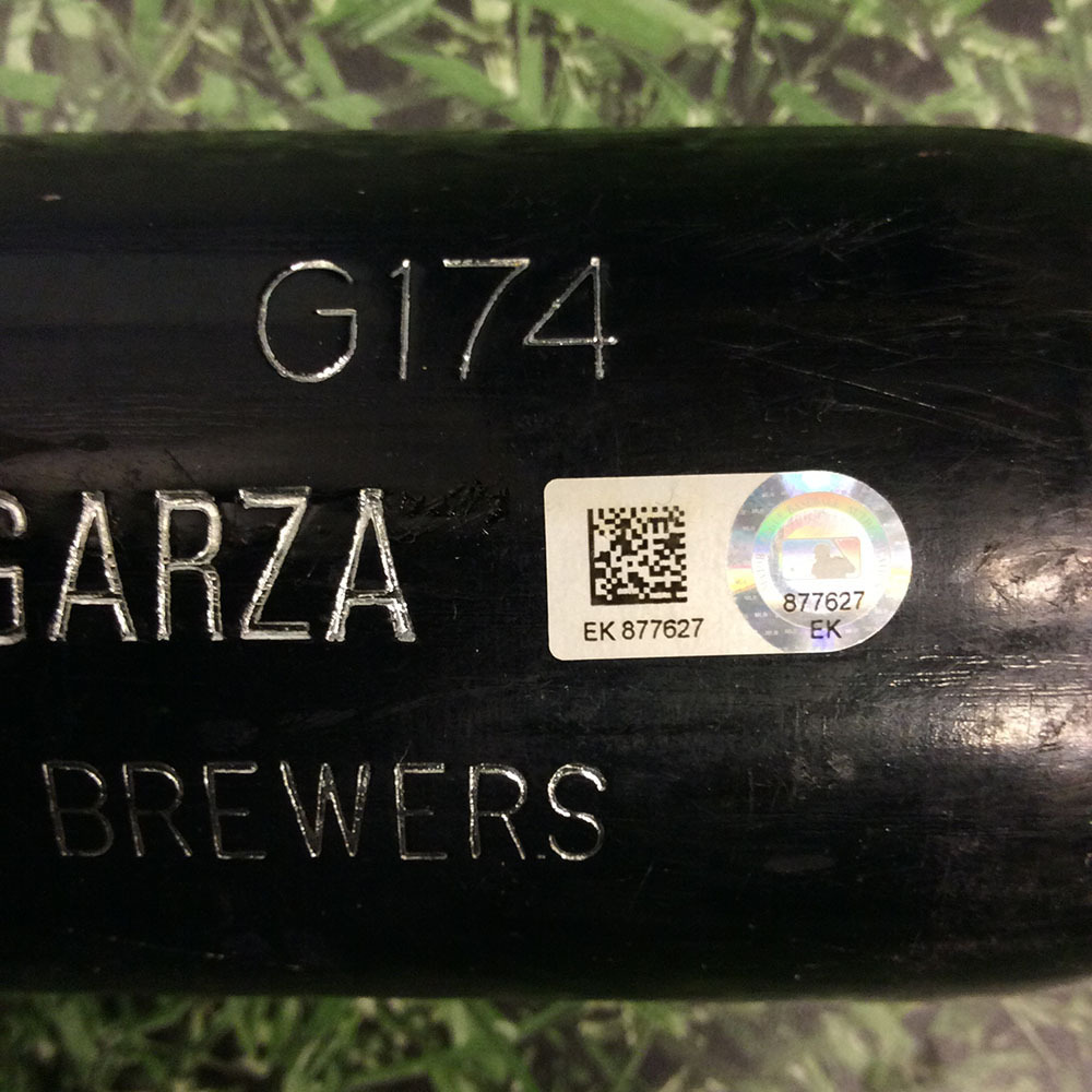 Brewers Charity Auction Matt Garza Cracked Bat EK877627 MLB Auctions