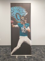 NFL - Jaguars Trevor Lawrence 2021 London Games Used Banner